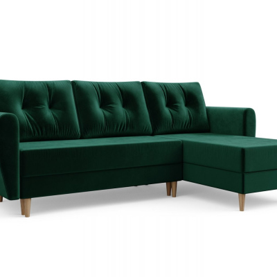 Grünes Ecksofa PIVEK