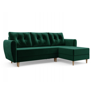 Grünes Ecksofa PIVEK