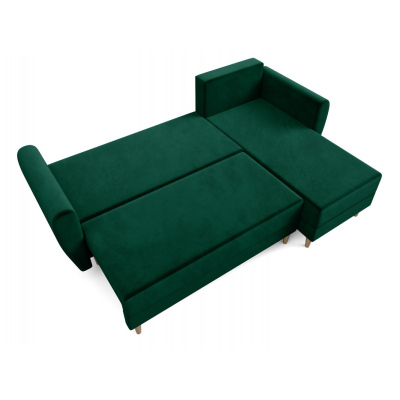 Grünes Ecksofa PIVEK