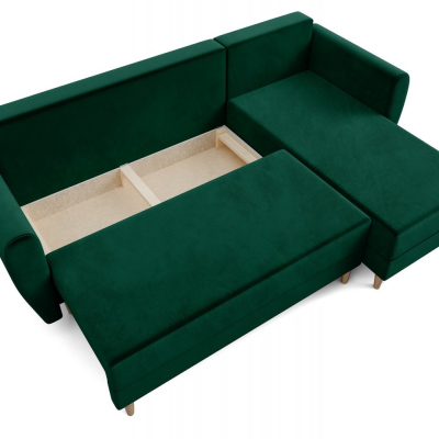 Grünes Ecksofa PIVEK