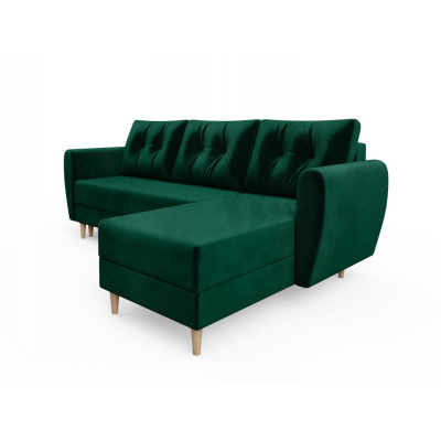 Grünes Ecksofa PIVEK