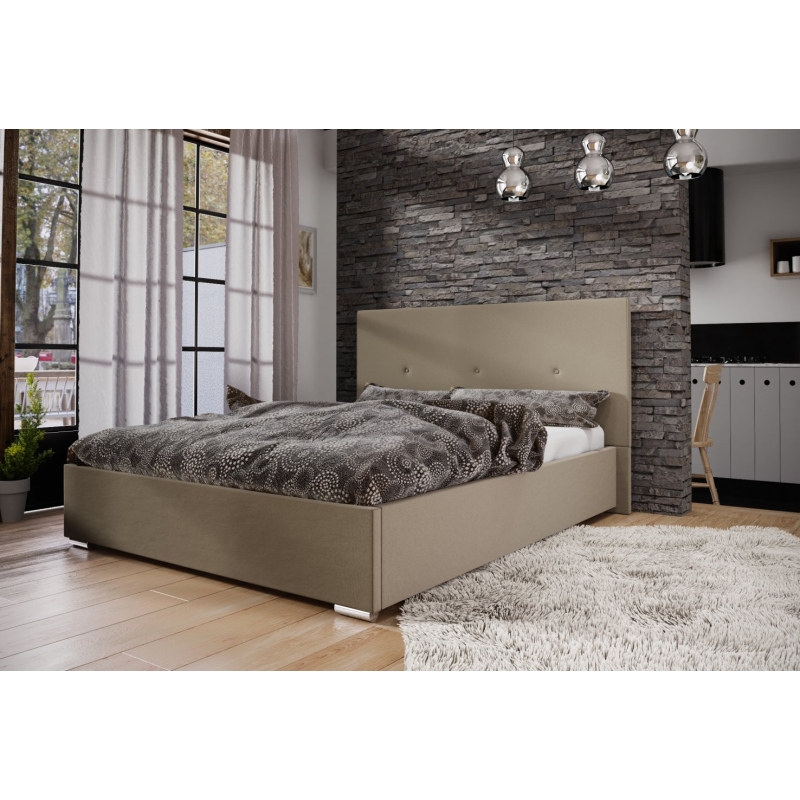 Doppelbett 160x200 FLEK 2 – braun