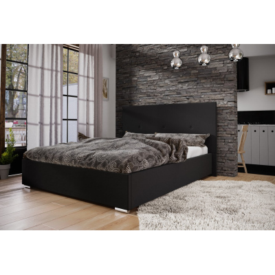 Doppelbett 140x200 FLEK 2 – schwarz