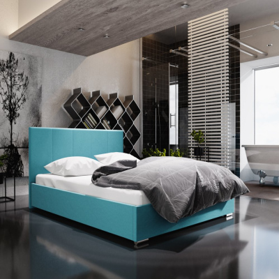 Doppelbett 180x200 FLEK 6 – blau