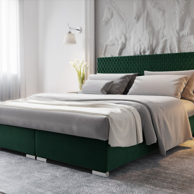 Doppelbett 180x200 HENIO – grün