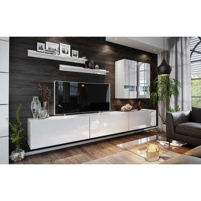Modernes Wohnzimmer-Set BRADT 1 - weiß
