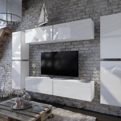 Modernes Wohnzimmer-Set BRADT 2 - weiß