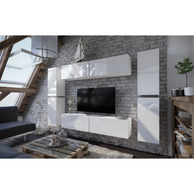 Modernes Wohnzimmer-Set BRADT 2 - weiß