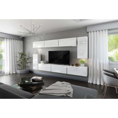 Modernes Wohnzimmer-Set BRADT 3 - weiß