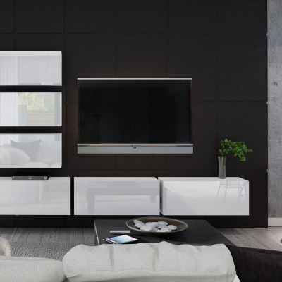 Modernes Wohnzimmer-Set BRADT 4 - weiß
