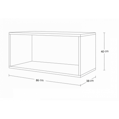 Modernes Wohnzimmer-Set BRADT 5 - weiß