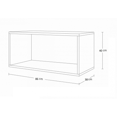 Modernes Wohnzimmer-Komplettset BRADT 6 – weiß