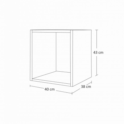 Modernes Wohnzimmer-Set BRADT 7 - weiß