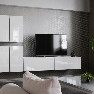 Modernes Wohnzimmer-Set BRADT 8 - weiß