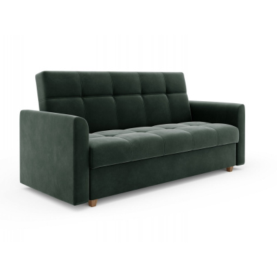 Sofa mit Stauraum LARSEN – grau-grün