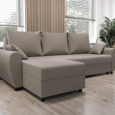 Elegante Couchgarnitur FLORIANA – hellgrau