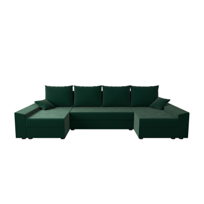 Praktische U-Form Couchgarnitur PARI – grün