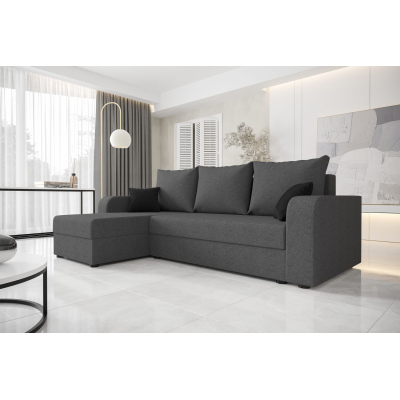 Ecksofa mit Armlehnen HORTENZIE – Grau