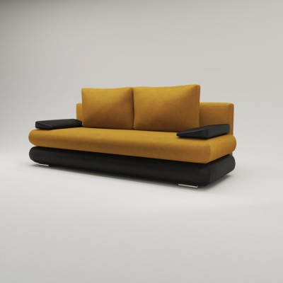 Schlafsofa ROBBI – gelb/schwarz
