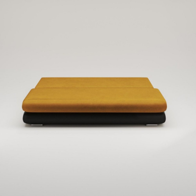 Schlafsofa ROBBI – gelb/schwarz