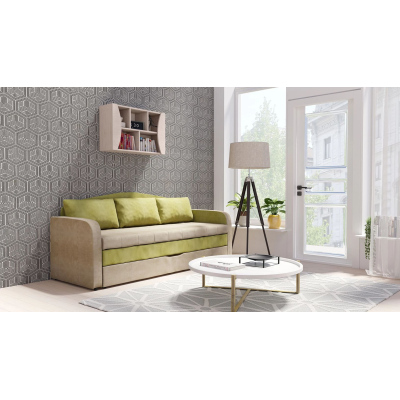 Schlafsofa mit Stauraum TURAN - grün