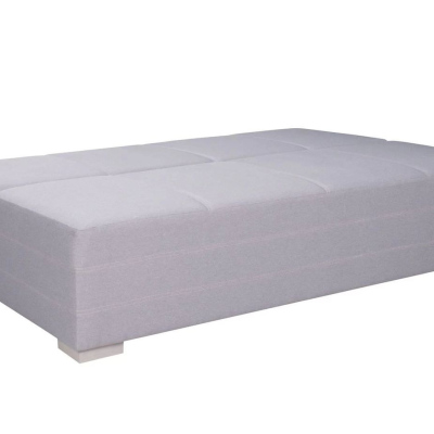 IGOR Schlafsofa mit Stauraum und Kissen - graue / rosa Kissen