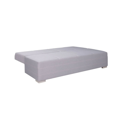 IGOR Schlafsofa mit Stauraum und Kissen - graue / rosa Kissen
