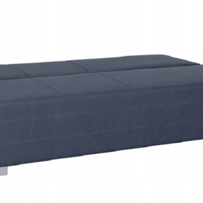 IGOR Schlafsofa mit Kissen und Stauraum - blau-graue / graue Kissen