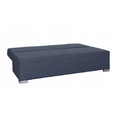 IGOR Schlafsofa mit Kissen und Stauraum - blau-graue / graue Kissen