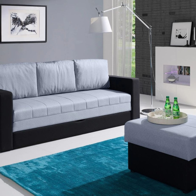 Couch mit Stauraum CONNOR – Grau