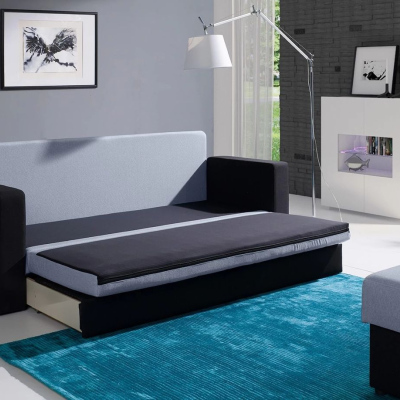Couch mit Stauraum CONNOR – Grau