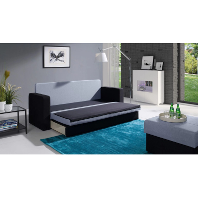 Couch mit Stauraum CONNOR – Grau