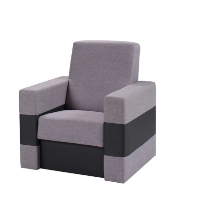 Gepolsterter Sessel KATKA 1 - grau