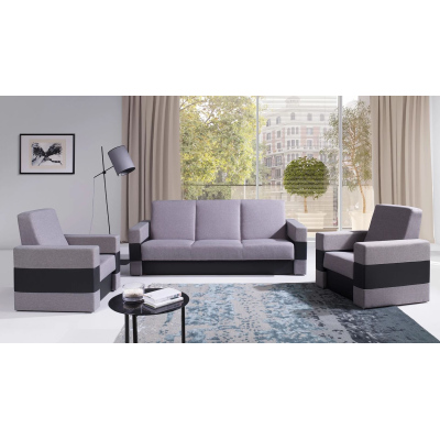 Gepolsterter Sessel KATKA 1 - grau