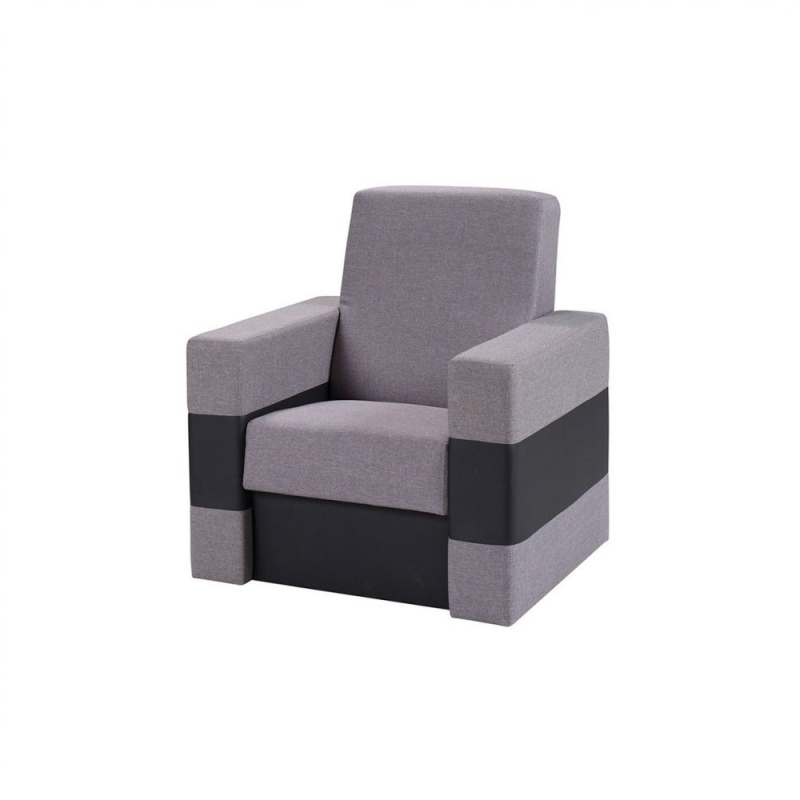 Komfortabler Sessel GREGOR LUX – grau