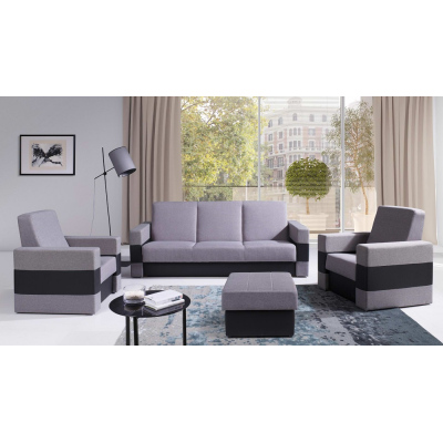 Komfortabler Sessel GREGOR LUX – grau