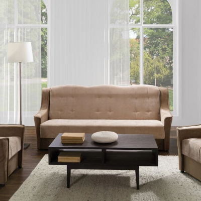Bequemer Relaxsessel NICK - braun