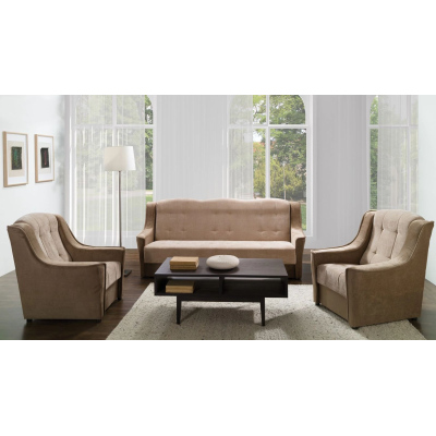 Bequemer Relaxsessel NICK - braun