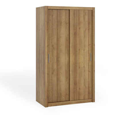 Schwebetürenschrank 120 BRYAN – Eiche Gold