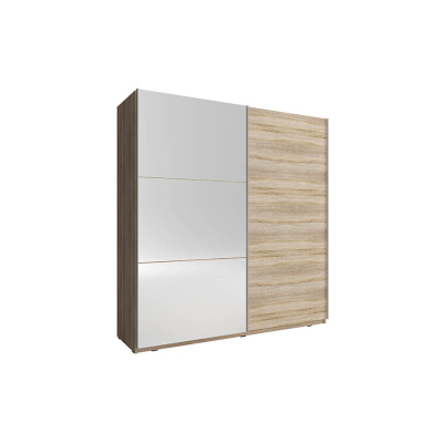 Kleiderschrank 150 cm MELODY 2 – Eiche sonoma