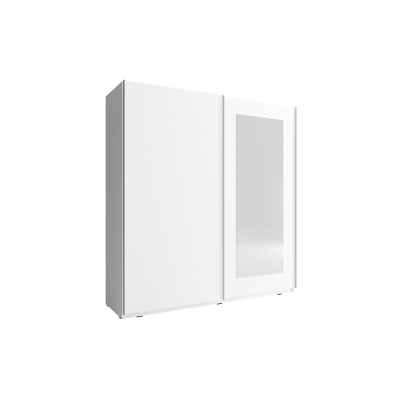 Kleiderschrank 200 cm MELODY 8 – weiß