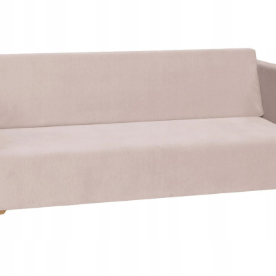Dreisitzer-Sofa SIMON - beige / Beine aus heller Eiche