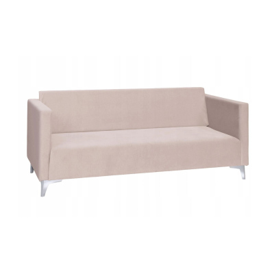 Dreisitzer-Sofa SIMON – beige / Metallbeine