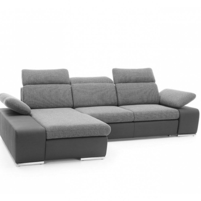 Ecksofa ORSON - grau/schwarz