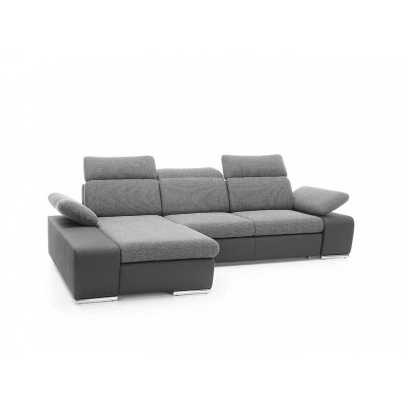Ecksofa ORSON - grau/schwarz
