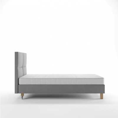 Hotelbett 90x200 DENI – grau