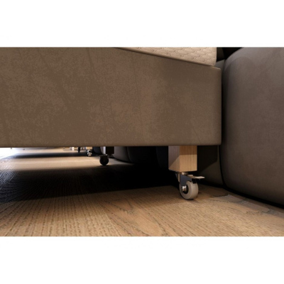 Hotelbett 90x200 DENI – grau