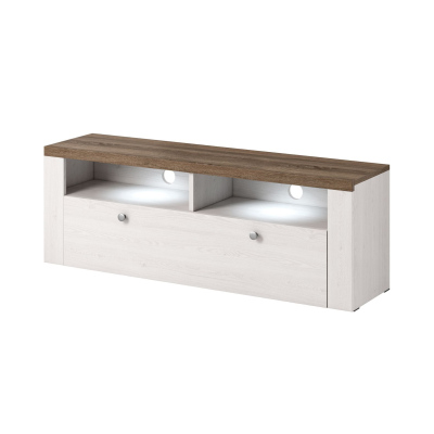 TV-Möbel mit Nischen LEONOR - Sibiu Lärche / Sonoma Eiche Trüffel