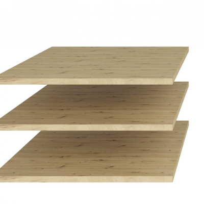 3er-Set Regale für OLIKA-Schränke - Artisan-Eiche