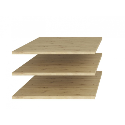 3er-Set Regale für OLIKA-Schränke - Artisan-Eiche
